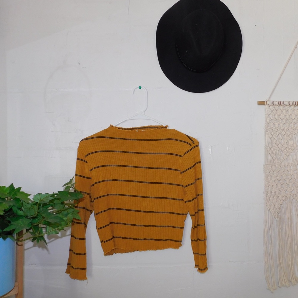 Long Sleeve Striped Top